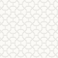 Обои Alessandro Allori Grace 1803-1 Винил на флизелине (1,06*10,05) Серый/Молочный, Геометрия — фото 1, Обои для стен