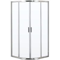 Душевой уголок Aquanet SE-800Q 80x80 270062 профиль Хром стекло прозрачное — фото 1, Квадратные душевые уголки