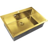 Кухонная мойка ZorG Bronze SZR-7551 BRONZE Бронза — фото 1, Кухонные мойки