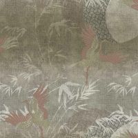 Обои Emiliana Parati Zen 72903 Винил на флизелине (1,06*10,05) Серый/Бежевый, Птицы — фото 1, товары