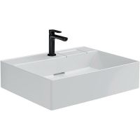 Раковина Kerama Marazzi Logica 60 LO.wb.60.1 Белая глянцевая — фото 3, Раковины накладные