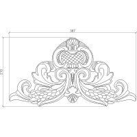 Орнамент Европласт 1.60.025 30x210x387 мм — фото 2, Колонны