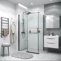 Товар: Душевой уголок Grossman Pragma 120х90 120.K33.03.1290.21.00 профиль Черный матовый стекло прозрачное - фото 3 Душевой уголок Grossman Pragma 120х90 120.K33.03.1290.21.00 профиль Черный матовый стекло прозрачное — фото 3, Душевые уголки