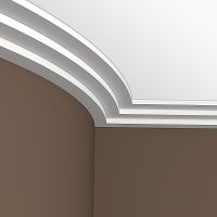 Карниз гибкий Европласт 1.50.262 2000x120x50 мм — фото 2, Карнизы