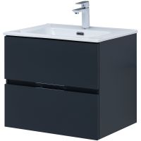 Тумба под раковину Aquanet Алвита New 60 277511 подвесная Антрацит — фото 8, Тумбы под раковину