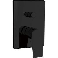 Смеситель для душа Aquanet Static AF330-51B 261824 Черный матовый — фото 1, Смеситель для душа