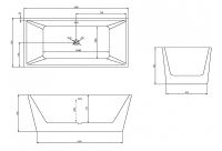 Акриловая ванна Abber AB9224-1.5 150х80 без гидромассажа — фото 5, Ванны