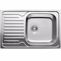 Кухонная мойка Kaiser KSS-7850R Хром — фото 1, Кухонные мойки