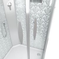 Душевая кабина Niagara Luxe NG-7715WBK 90x90 без гидромассажа — фото 3, Душевые кабины