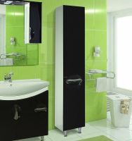 Товар: Шкаф пенал Bellezza Лагуна 35 R 4622107001047 Черный Белый - фото 3 Шкаф пенал Bellezza Лагуна 35 R 4622107001047 Черный Белый — фото 3, Мебель для ванной