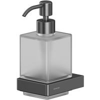 Дозатор для жидкого мыла Whitecross Cubo gunmetal CU2440GM Оружейная сталь — фото 1, Дозаторы