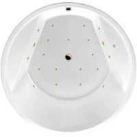 Акриловая ванна Excellent Great Arc 160x160 WAEX.GRE16.RELAX.GL с гидромассажем — фото 1, Ванны