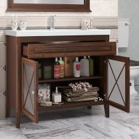 Товар: Тумба под раковину Opadiris Палермо 100 00-00006723 Светлый орех - фото 5 Тумба под раковину Opadiris Палермо 100 00-00006723 Светлый орех — фото 5, Мебель для ванной