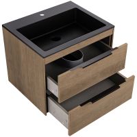 Тумба под раковину Vincea Chiara 2D 60 VMC-2C2600NO подвесная N.Oak — фото 6, Тумбы под раковину