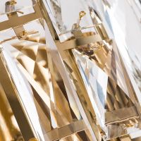 Товар: Настенный светильник Divinare Medea 1684/01 AP-1 Прозрачный Золото - фото 2 Настенный светильник Divinare Medea 1684/01 AP-1 Прозрачный Золото — фото 2, Светильники