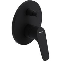 Смеситель для душа Damixa Jupiter Черный матовый арт-777100300 — фото 1, Встраиваемые смесители для душа