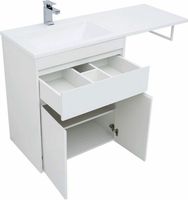 Товар: Тумба с раковиной Aquanet Токио 130 L 239215 Белая - фото 4 Тумба с раковиной Aquanet Токио 130 L 239215 Белая — фото 4, Тумбы с раковиной