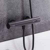 Смеситель для душа Damixa Scandinavian Pure 366000300 с термостатом Черный матовый — фото 3, Смесители