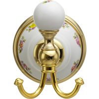 Двойной крючок Migliore Provance 17698 Золото — фото 2, Крючки для полотенец