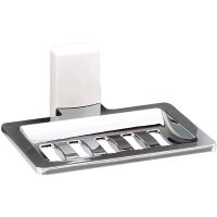 Мыльница WasserKRAFT Leine K-5069W Хром — фото 1, Мыльницы