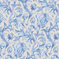 Обои LOYMINA Origins ALS1 006 Винил на флизелине (1*10,05) Голубой/Синий/Серый, Вензель — фото 1, Обои для стен