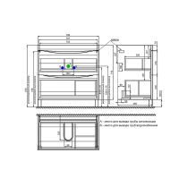 Товар: Тумба с раковиной Iddis Cloud 80 CLO80WFi95K Белая - фото 8 Тумба с раковиной Iddis Cloud 80 CLO80WFi95K Белая — фото 8, Мебель для ванной