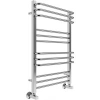 Водяной полотенцесушитель Terminus Соренто П12 500х800 4670078530837 Хром, нижнее подключение, G 1/2" ВР, с комплектом вентилей — фото 1, Водяные полотенцесушители