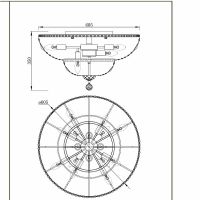 Люстра Maytoni Royal Classic Basfor DIA100-CL-16-G Прозрачная Золото Антик — фото 4, Люстры