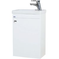 Тумба под раковину Bellezza Комо 40 4639005180019 подвесная Белая — фото 1, Тумбы под раковину