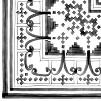 Керамический декор Vives Ceramica Vodevil Bellaria-3 sombra 20х20 см — фото 1, Керамическая плитка