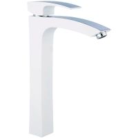 Смеситель для раковины Gappo G07 G1007-18 Белый Хром — фото 1, Смесители для раковины