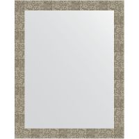 Зеркало Evoform Definite 96х76 BY 3276 в багетной раме - Соты титан 70 мм — фото 1, Мебель для ванной