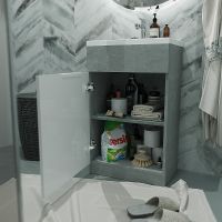 Товар: Тумба с раковиной 1MarKa Revo 50H У99085 Бетон светло-серый - фото 4 Тумба с раковиной 1MarKa Revo 50H У99085 Бетон светло-серый — фото 4, Тумбы с раковиной