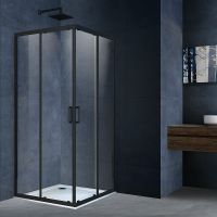 Товар: Душевой уголок Vincea Alpha 90x90 VSS-3AL900CLB профиль Черный стекло прозрачное - фото 2 Душевой уголок Vincea Alpha 90x90 VSS-3AL900CLB профиль Черный стекло прозрачное — фото 2, Квадратные душевые уголки