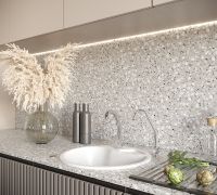 Кухонная мойка Domaci Бьелла DMC-08K GWS-08K-331 Белая — фото 2, Кухонные мойки