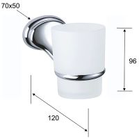 Держатель для зубных щеток Remer 900 NV15CR Хром — фото 2, Аксессуары для ванной