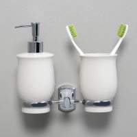 Товар: Дозатор для жидкого мыла WasserKRAFT K-24189 со стаканом для зубных щеток Хром - фото 2 Дозатор для жидкого мыла WasserKRAFT K-24189 со стаканом для зубных щеток Хром — фото 2, Дозаторы