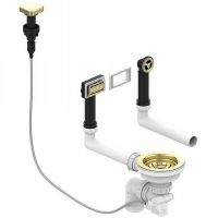 Выпуск для кухонной мойки Alveus 1144850 Золото — фото 1, Сливы-переливы