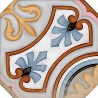 Керамический декор Vives Ceramica Vodevil Octogono Diglas Multicolor 20х20 см — фото 1, Керамическая плитка