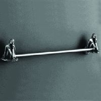 Полотенцедержатель Art&Max Juno AM-B-0717-T Серебро — фото 2, Полотенцедержатели