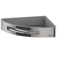 Полка корзина Iddis SHE11SPi44 угловая Хром — фото 1, Полки для ванной и душа