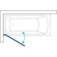 Товар: Шторка на ванну Koller Pool Waterfall Line 75 L QP93 профиль Хром стекло прозрачное - фото 5 Шторка на ванну Koller Pool Waterfall Line 75 L QP93 профиль Хром стекло прозрачное — фото 5, Неподвижные шторки для ванной