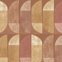 Обои AS Creation Geo Nordic 37531-7 Винил на флизелине (0,53*10,05) Розовый/Коричневый, Геометрия — фото 1, Обои для стен