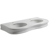 Раковина Simas Lante 120 LA12bi*1 двойная Белая — фото 1, Раковины подвесные