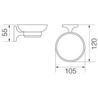 Мыльница Creavit Ducky BR20203Y Желтая — фото 7, Мыльницы