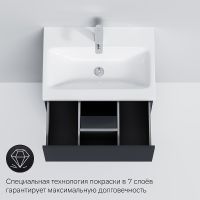 Тумба под раковину AM.PM Gem 60 M90FSX06022GM32 Графит матовый — фото 6, Мебель для ванной