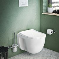 Комплект унитаза с инсталляцией Vitra S40 L-box 9005B003-7211 с сиденьем Микролифт и клавишей смыва Хром глянцевый — фото 4, Комплекты унитаз + инсталляция