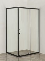 Товар: Душевой уголок Orange 120x90 E23-12090TB профиль Черный стекло прозрачное - фото 2 Душевой уголок Orange 120x90 E23-12090TB профиль Черный стекло прозрачное — фото 2, Прямоугольные душевые уголки