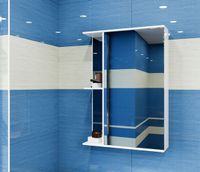 Зеркальный шкаф Mixline Стандарт 50 R 525514 Белый — фото 2, Зеркальные шкафы в ванную