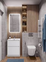 Тумба под раковину BelBagno Kraft 60 KRAFT-600-2C-PIA-BO Bianco Opaco — фото 16, Тумбы под раковину